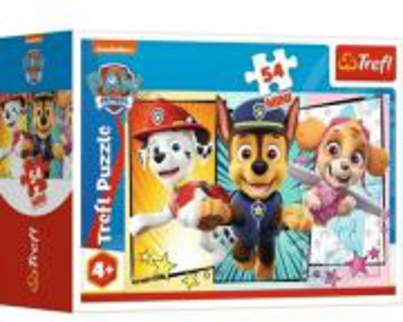 Puzzle carton 54 piese Trefl Mini Paw Patrol