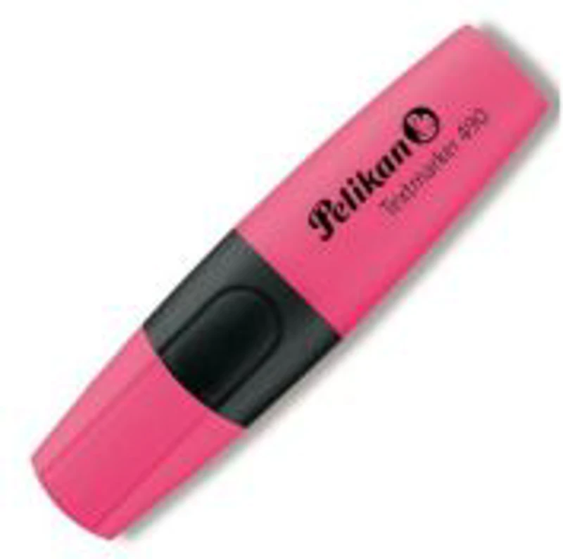 Textmarker roz 490, varf tesit din fetru, 1-4mm, Pelikan