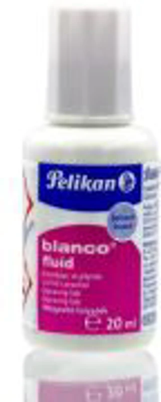 Pasta corectoare Blanco 335844 338590 300872, 20ml, pe baza de solvent, cu pensula, Pelikan