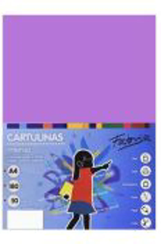 Carton colorat A4 Fabrisa 15467, 180g/mp, violet intens, top 50 coli