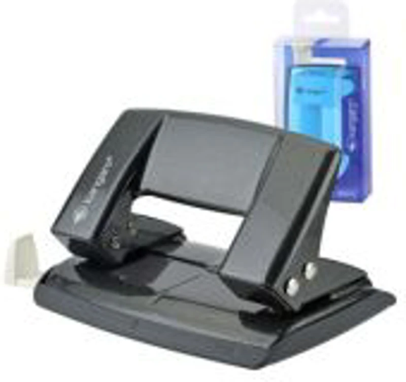 Perforator Kangaro AION-10G/S, 10 coli, metalic, gri metalizat, blister