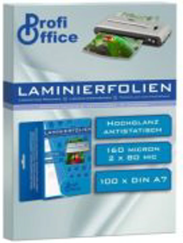 Folie laminare A7 ProfiOffice, 80 microni, top cu 100 coli