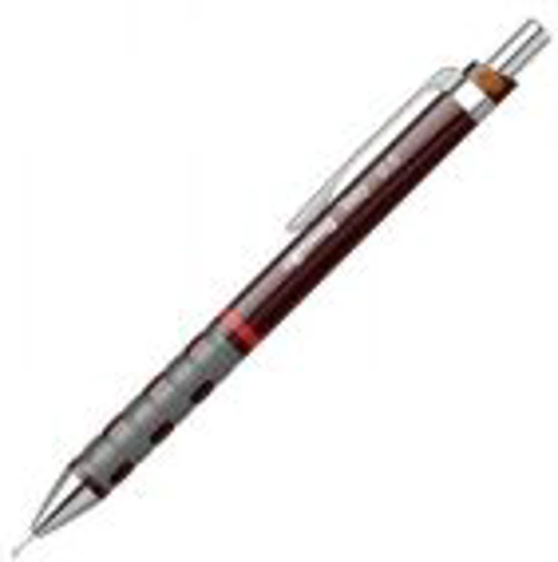 Creion mecanic Rotring Tikky, 0. 5 mm, corp plastic rezistent rosu burgundy, cu guma de sters