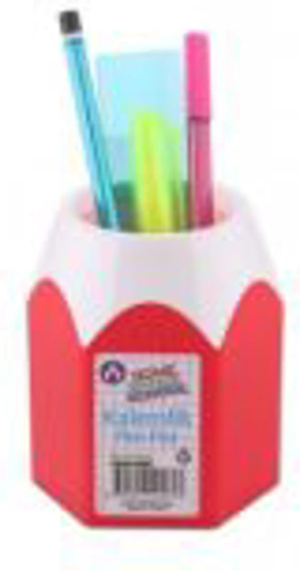 Suport instrumente de scris Ark 1461, model creion, plastic, diverse culori