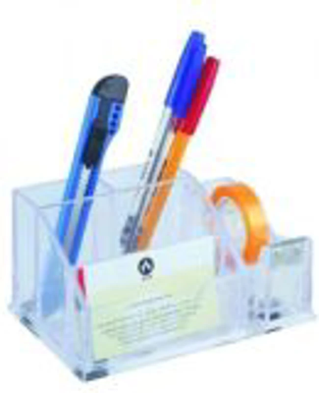 Suport instrumente de scris Ark 1461, model creion, plastic, diverse culori