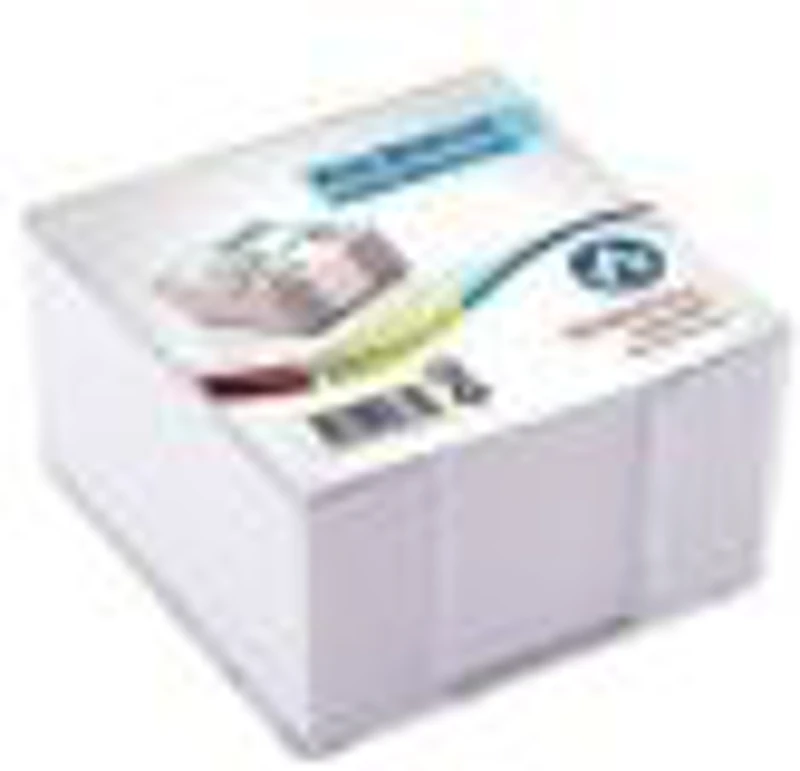 Cub hartie notes Ark 567-1, 500 coli, 85x85mm, alb, include suport plastic transparent