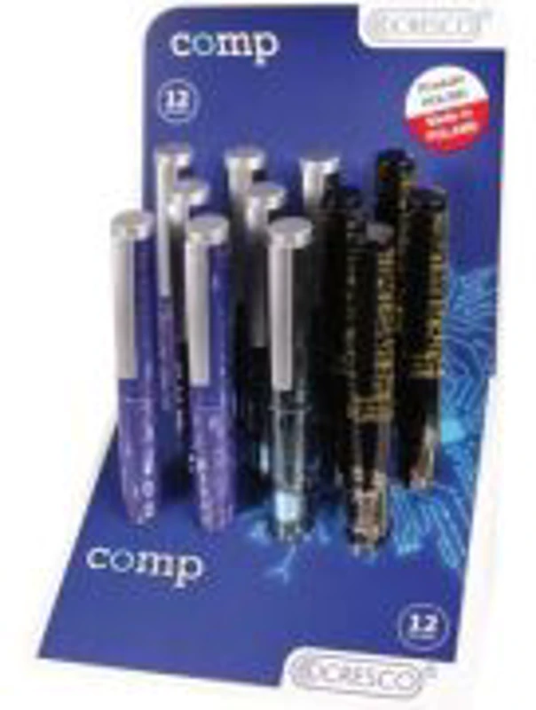 Stilou Cresco GoPen 202000-G, penita iridium, alimentare rezerve, corp plastic diverse culori, model internet