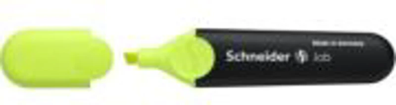 Textmarker Schneider Job 2991 1505, varf tesit, 1-5mm, galben fluorescent