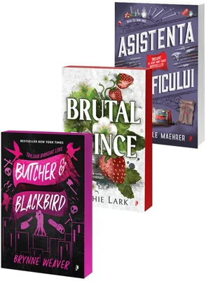 Pachet Brutal Prince + Butcher & Blackbird + Asistenta Maleficului. Set 3 carti