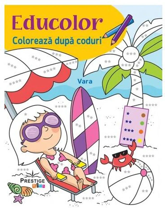 Educolor: Vară. Colorează dupa coduri - Paperback - *** - Prestige