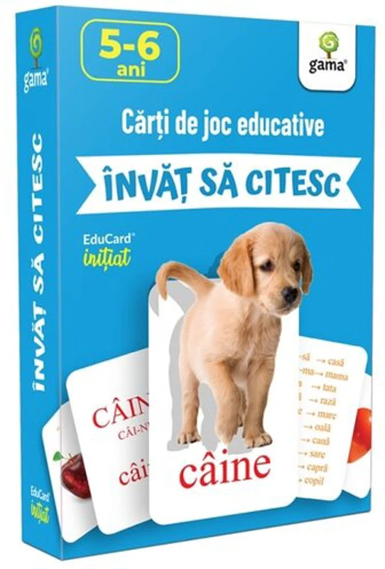 Carti de joc educative. Invat sa citesc