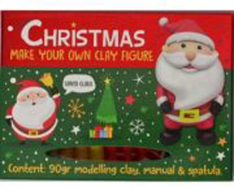 Set DIY Creeaza propria figurina din plastilina, tematica Craciun
