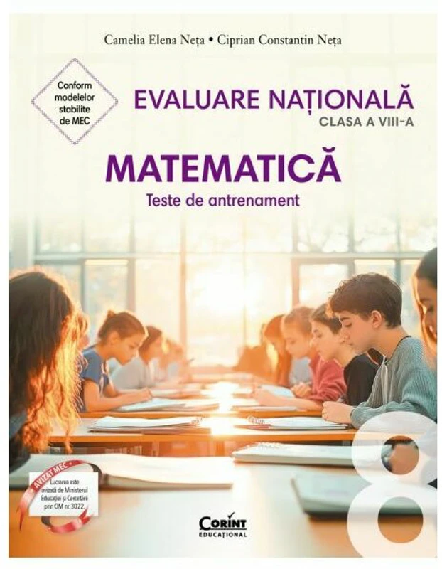 Evaluare nationala 2026. Matematica. Teste de antrenament - clasa a VIII-a