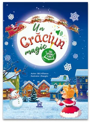 Un Craciun Magic - Carte muzicala + Ilustratii pop-up
