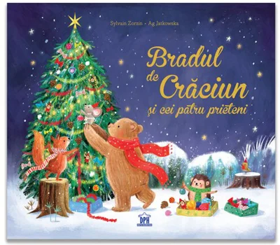 Bradul de Craciun si cei patru prieteni