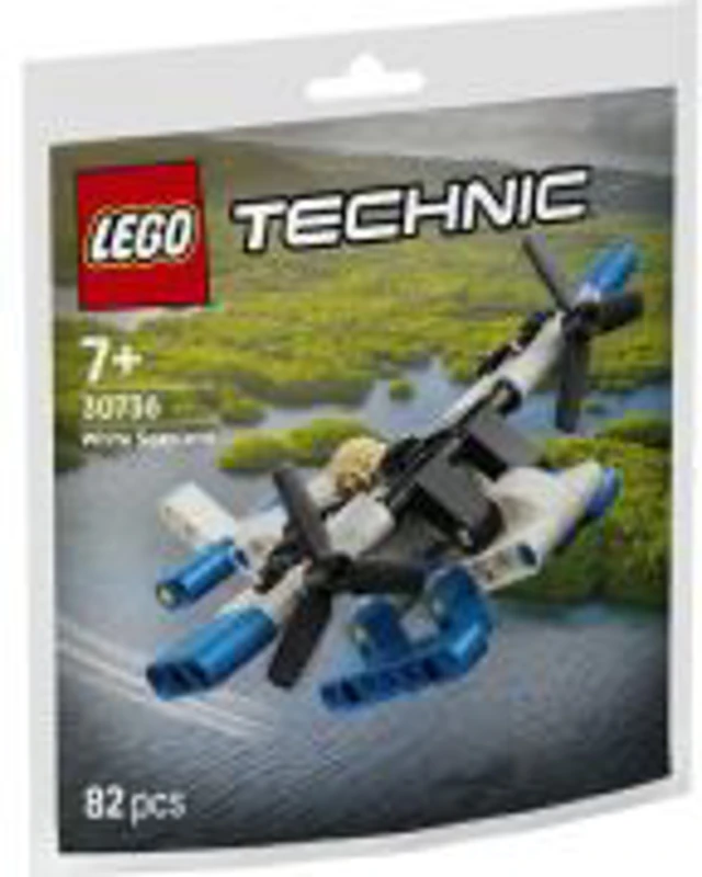 LEGO Technic. Hidroavion alb 30736, 82 piese