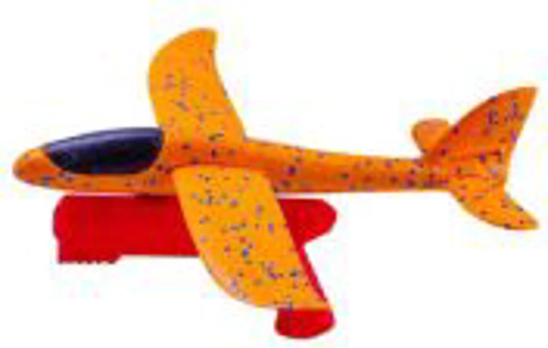 Pistol lansator cu avion din polistiren, 38 cm