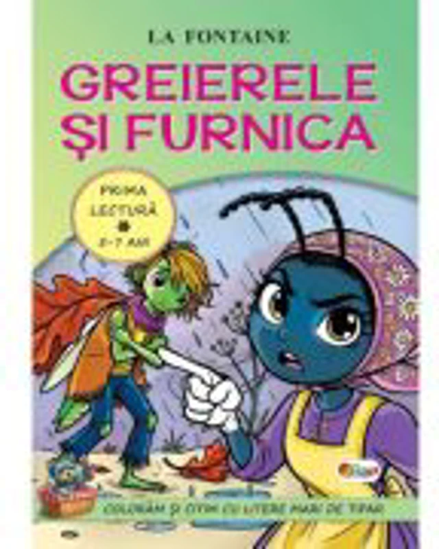 Prima lectura. Greierele si furnica - La Fontaine