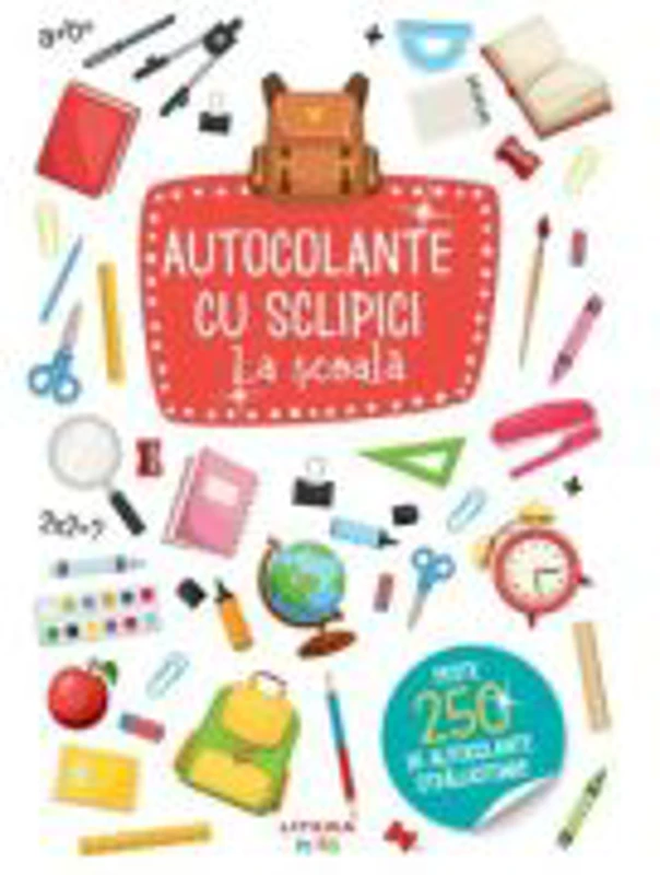 Autocolante cu sclipici. La scoala