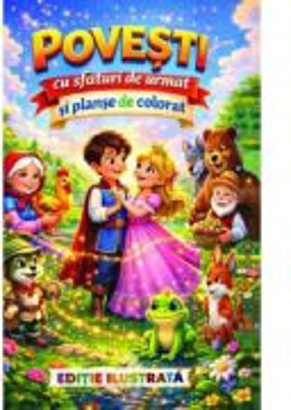 Povesti cu sfaturi de urmat si planse de colorat