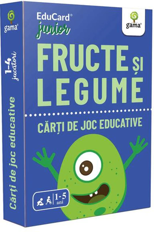 Fructe şi legume. EduCard Junior - Board book - *** - Gama