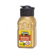 Culoare acrilica 100 ml, auriu metalizat, Nova Color
