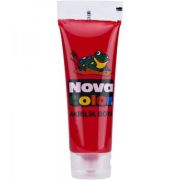 Culoare acrilica 75 ml, rosu, Nova Color