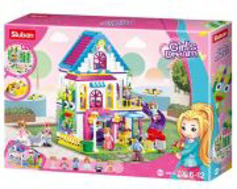 Set de constructie Girl's Dream, 730 piese, Vila familiei - Sluban