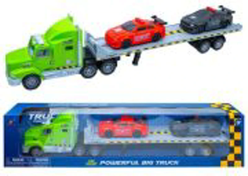 Camion remorcare (platforma) cu frictiune + 2 masini