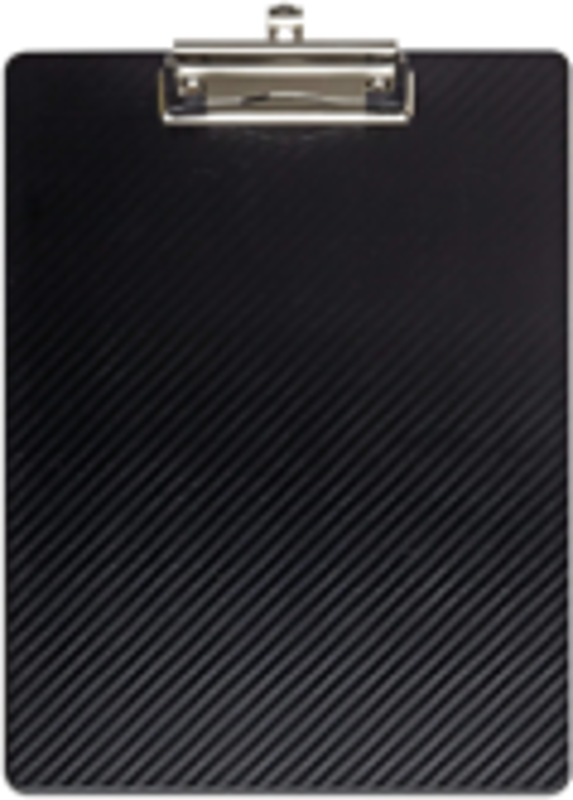 Clipboard simplu A4, plastifiat PP, MAUL Flexx - negru