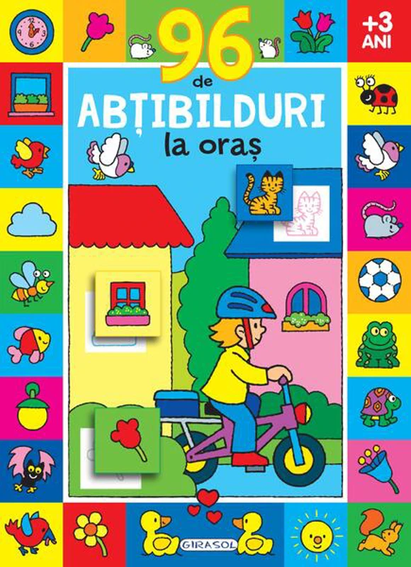 96 de abțibilduri la oraș - Paperback - Girasol