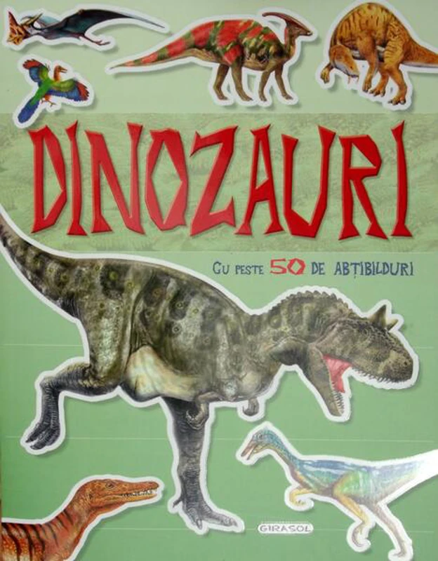 Caută și lipește - Dinozauri - Paperback - Girasol