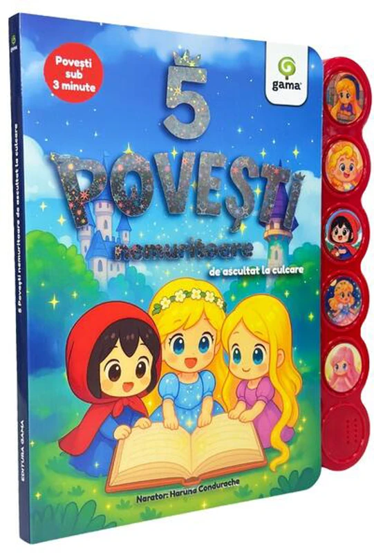 5 povești nemuritoare de ascultat la culcare - Hardcover - Gama