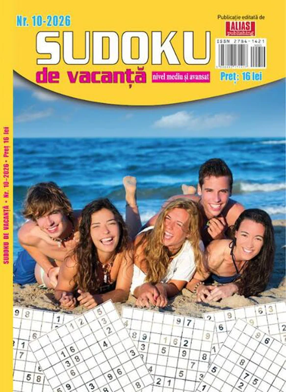 Sudoku de vacanță nr. 10/ 2026 - Paperback brosat - Alias Publishing