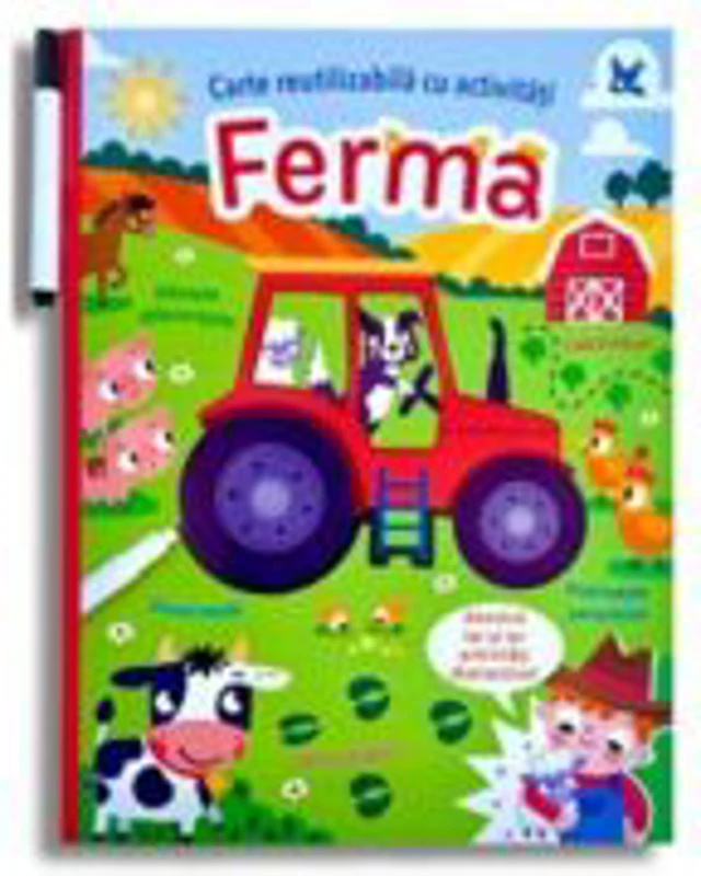 Ferma. Carte reutilizabila cu activitati