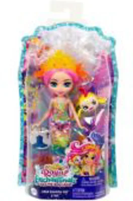 Papusa si animalut Radia Rainbow Fish si Flo, Enchantimals Royal