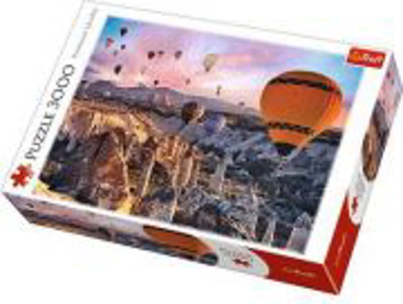 Puzzle in aer cu balonul 3000 piese