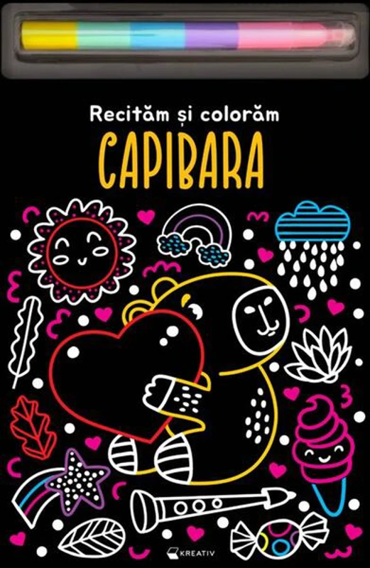 Capibara – Recităm și colorăm - Paperback - Medana Croitoru - Kreativ