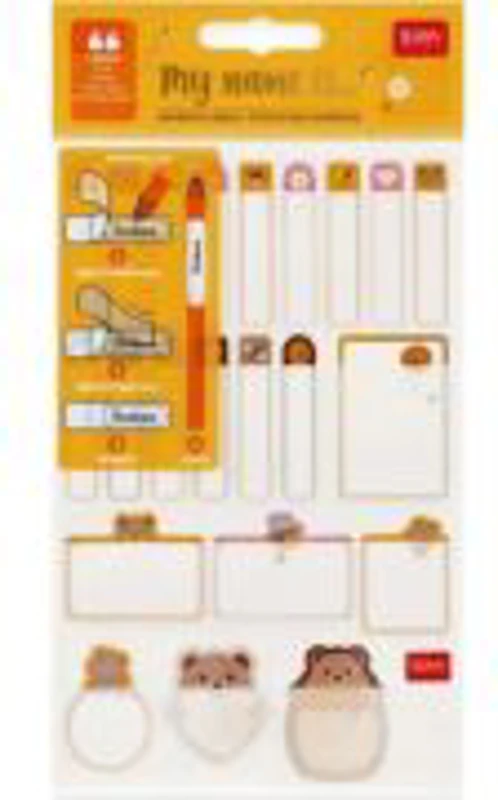 Set 66 etichete adezive Teddy Bear Legami