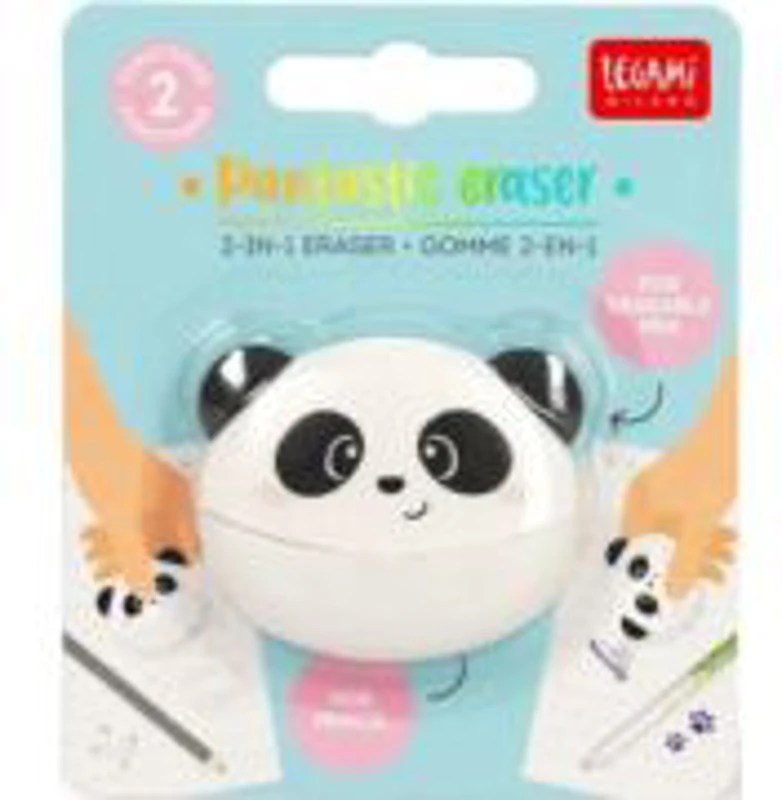 Set 2 in 1 Radiera si ascutitoare Panda Legami