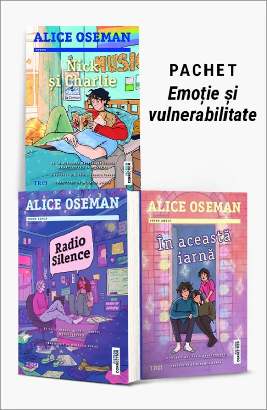 Pachet Emoție și vulnerabilitate. Nick și Charlie/Radio Silence/În această iarnă - Alice Oseman