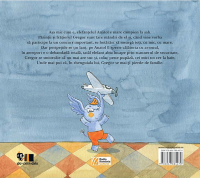 Anatol și Gregor la aeroport - Hardcover - Lavinia Branişte - Vlad și Cartea cu Genius