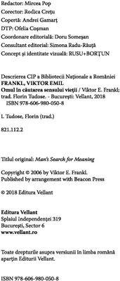 Omul in cautarea sensului vietii - Viktor Frankl
