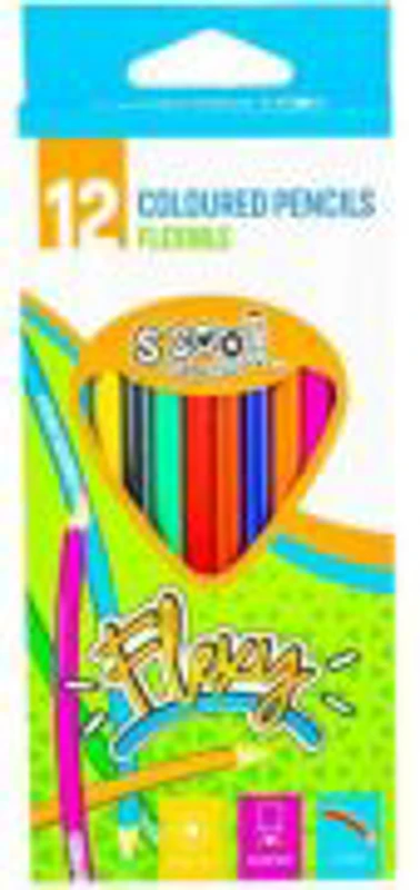 Creioane Color Flexibile 12 Culori/Set S-COOL
