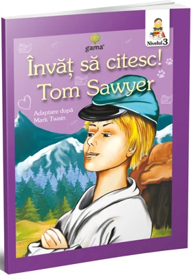 Invat sa citesc! Nivelul 3. Aventurile lui Tom Sawyer - adaptare dupa Mark Twain