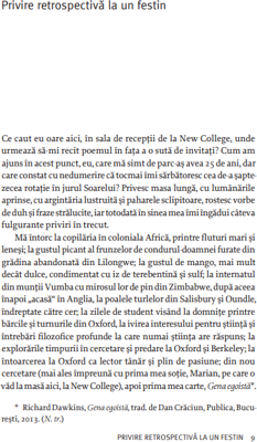 Candela de-o clipa-n intuneric | Richard Dawkins