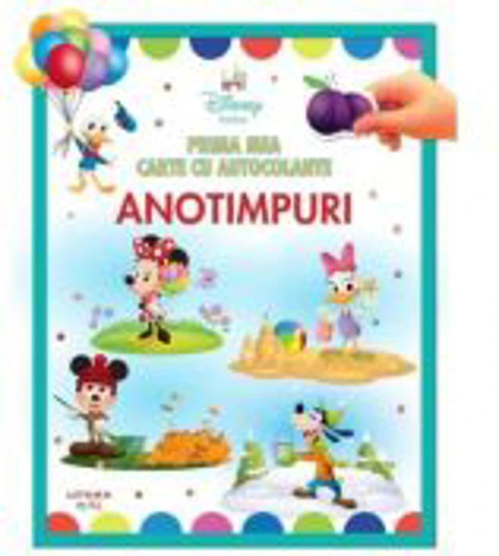Disney bebe. Prima mea carte cu autocolante. Anotimpuri