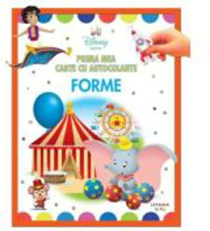 Disney bebe. Prima mea carte cu autocolante. Forme
