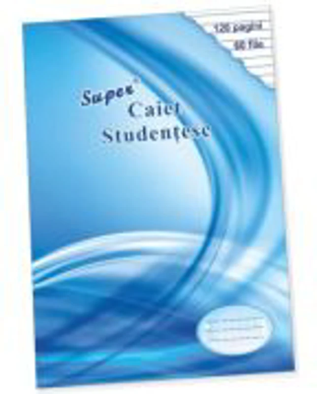 Super caiet dictando A4, 60 file, albastru, Casa Tipografica