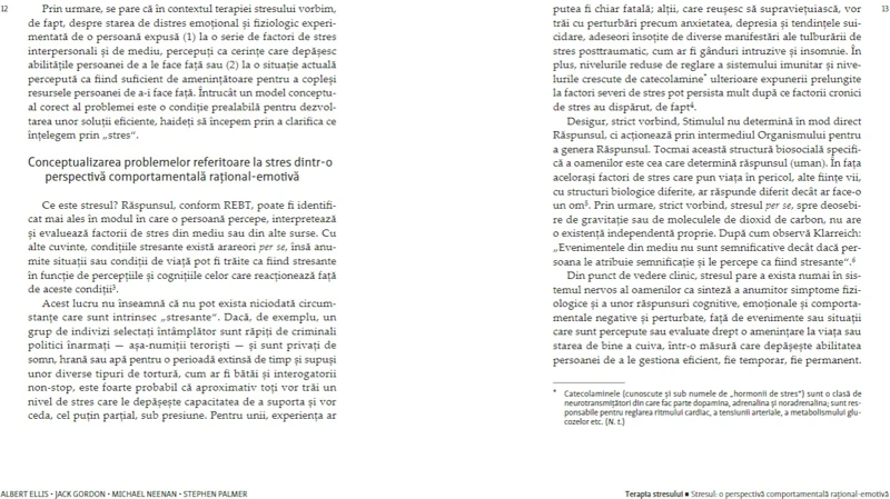 Terapia stresului. O abordare comportamentala rational-emotiva - Albert Ellis, Jack Gordon, Michael Neenan, Stephen Palmer
